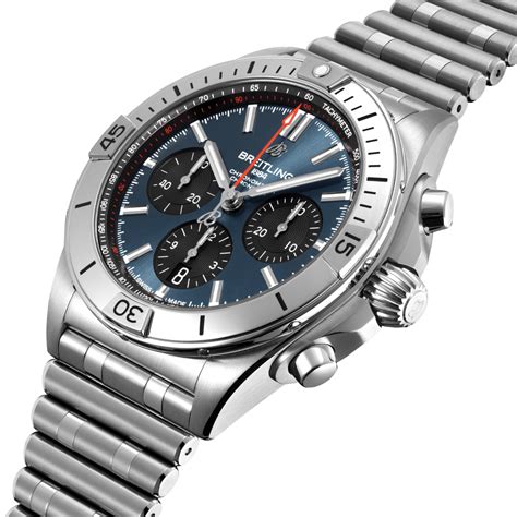 breitling chronomat b01 42 blue|Breitling Chronomat b01 price.